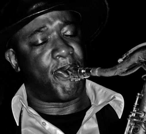Jazz saxophone player