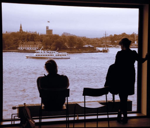 fotografiska museet view window lookout ferry stockholm Skeppsholmen photographic museum photo photography women