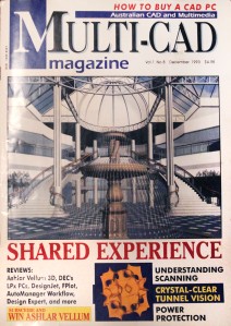Batwing surface featured in a popular press magazine 1993